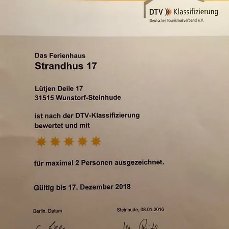 Strandhus17 Σπίτι διακοπών *